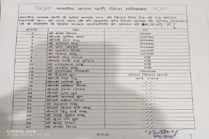गरियाबंद भाजपा संगठन