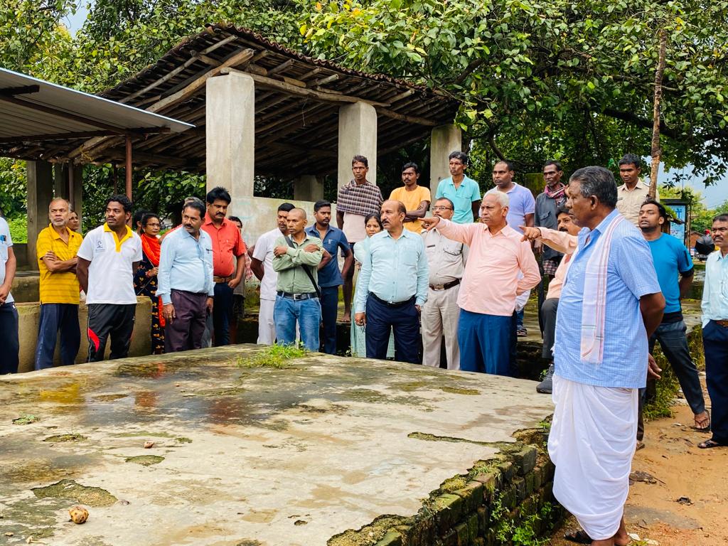 नवीन तहसील मुकडेगा के शुभारंभ को लेकर अधिकारियों के साथ विधायक चक्रधर सिंह ने कई शासकीय स्थलों का किया निरीक्षण