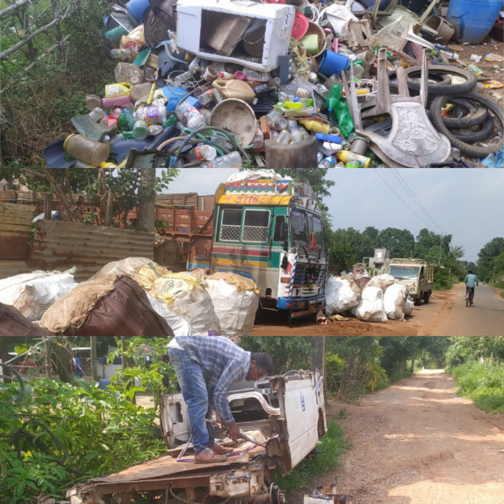 मौज में है कबाड़ी दुकानदार, दुकानों में न हो रही कोई जांच, ना कोई पूछ ताछ