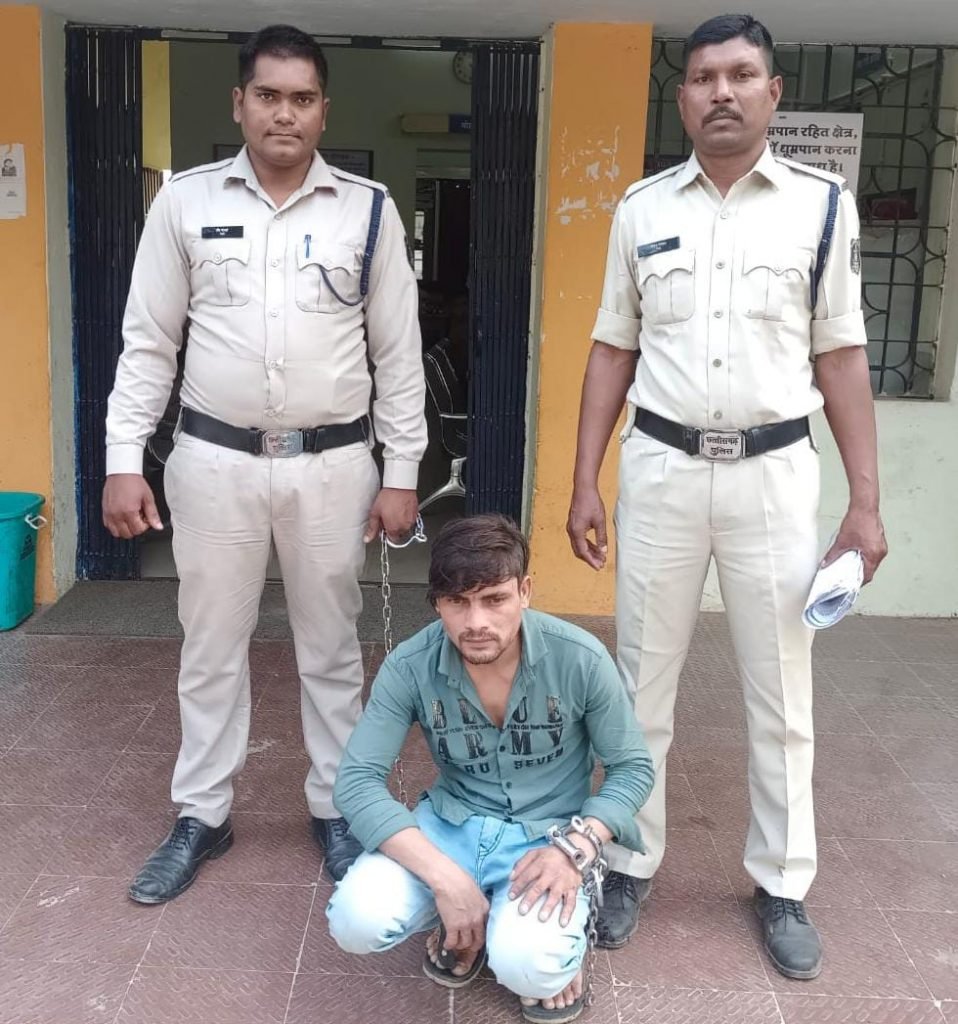 आरोपी द्वारा नबालिक को भगाकर ले गया था पुणे,आरोपी को गिरफतार कर भेजा गया जेल