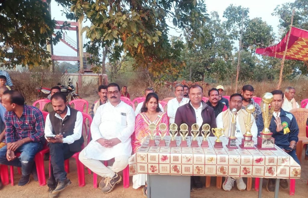 ग्रामीण स्तरीय टेनिस बॉल क्रिकेट प्रतियोगिता में भेडिमुडा विजेता व गुडुबहाल की टीम उपविजेता बने