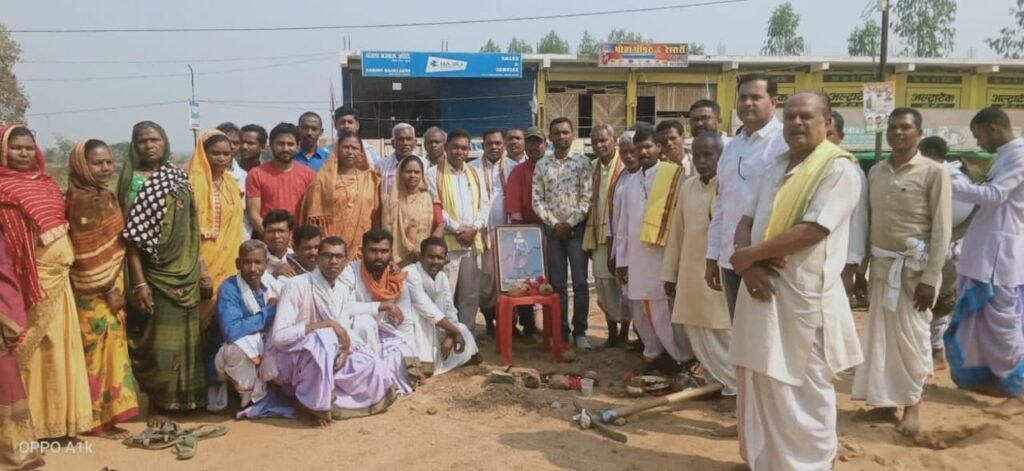 रानी दुर्गावती चौक का भूमि पूजन किया गया।