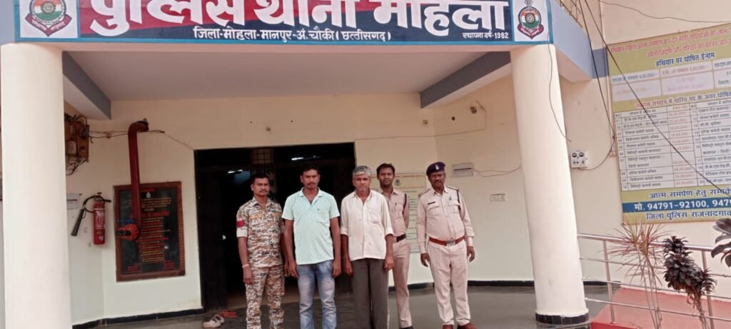 IPS अक्षय कुमार के मार्गदर्शन में नवीन जिला मोहला मानपुर अं.चौकी की पुलिस द्वारा अपराधों पर अंकुश लगाने के अपराधियों पर कर रहे ताबड़तोड़ कार्यवाही,