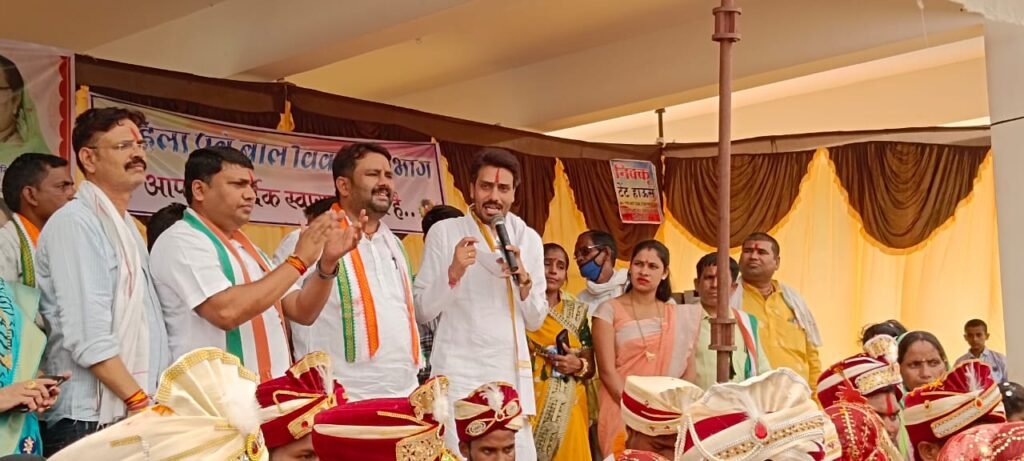 मुख्यमंत्री कन्या विवाह योजना अंतर्गत 23 जोड़ो का विवाह हुआ संपन्न