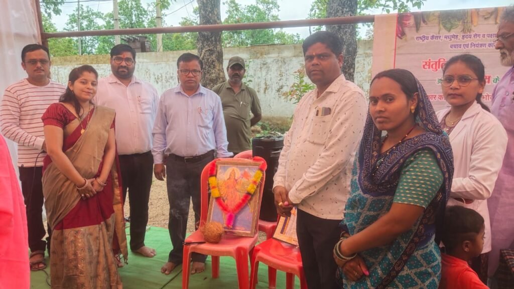 देहारगुड़ा में भुंजिया विकास प्राधिकरण के अंतर्गत स्वास्थ्य परीक्षण एवं स्वच्छता जागरूकता सृजन शिविर