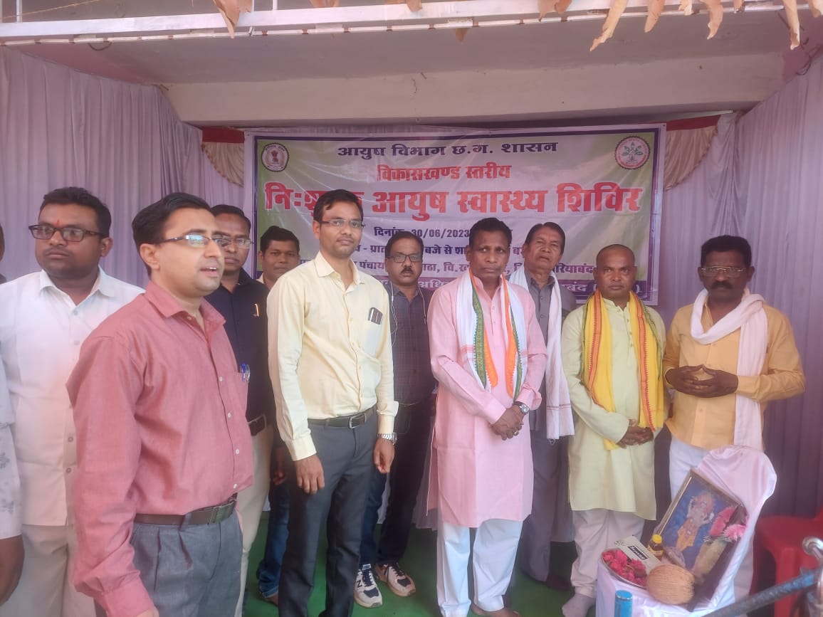 निशुल्क स्वास्थ्य शिविर का आयोजन,415 लोगो का हुआ उपचार