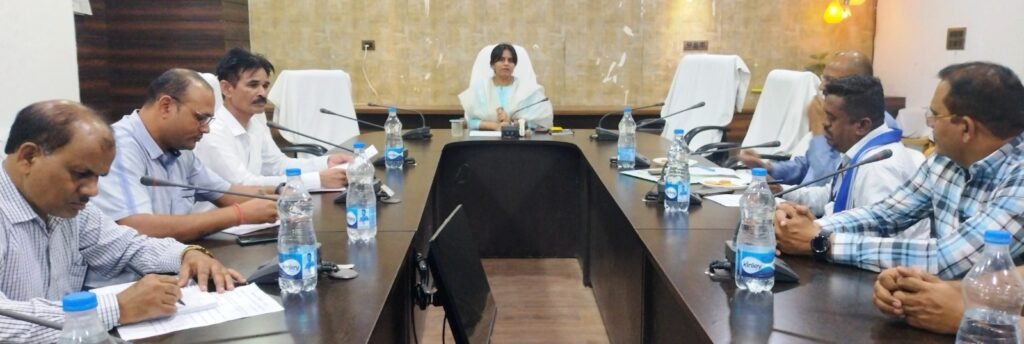 कलेक्टर ने ली राजनैतिक दलों के प्रतिनिधियों की बैठक