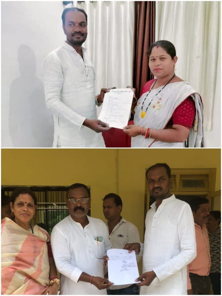 राजिम विधानसभा में उत्साही महिला कार्यकर्ताओं मधुबाला रात्रे एवं अर्चना साहू ने दिया कांग्रेस से चुनाव लड़ने का आवेदन