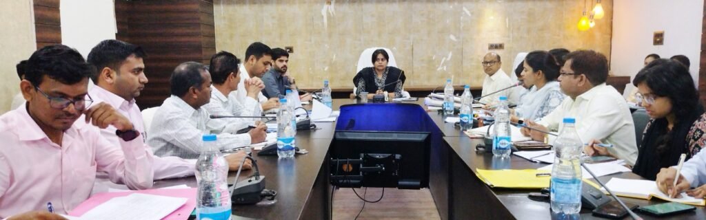 कलेक्टर ने ली अधिकारियों की बैठक,