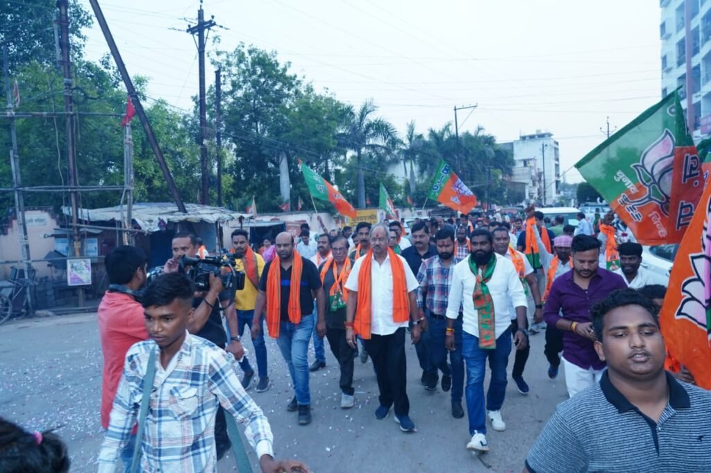 भाजपा प्रत्याशी बृजमोहन का अग्रवाल जनसंपर्क अभियान जारी