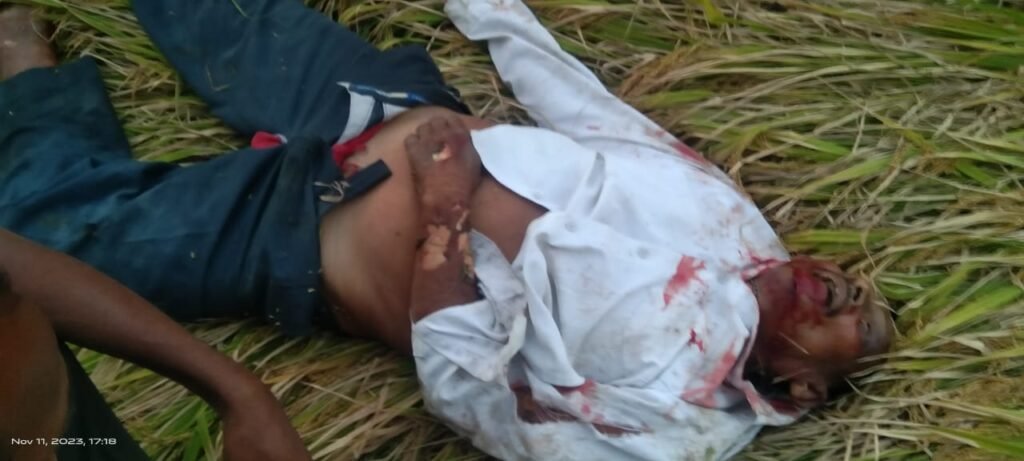 हाथी के हमले से बुजुर्ग की मौत गांव में पसरा मातम