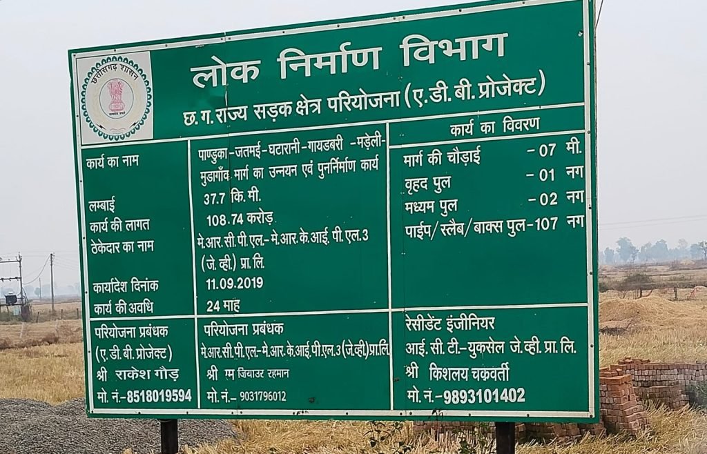 छुरा : सड़क निर्माण में नहीं हो रहा पानी छिड़काव धूल के गर्दे से राहगीर व मोहल्ले वासी परेशान