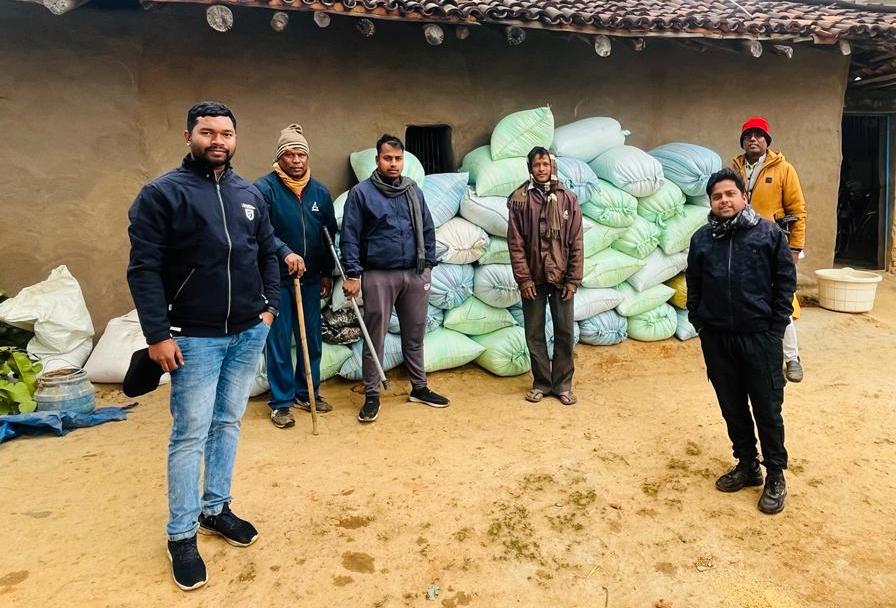 78 बोरी अवैध धान जब्त