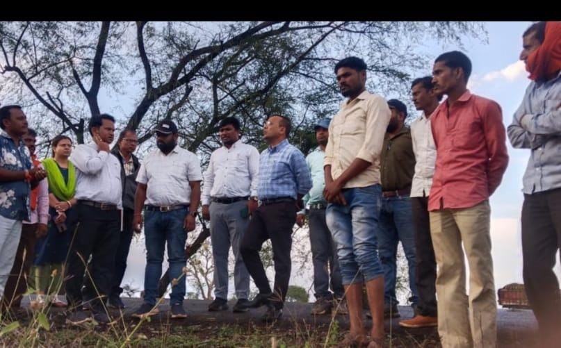 ओलावृष्टि और बेमौसम बारिश से नुकसान का आंकलन करने खेतों में पहुंची सर्वे टीम