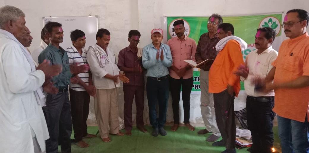 चेतन दास मानिकपुरी बने मानिकपुरी पनिका समाज डोंगरगांव के ब्लाक अध्यक्ष