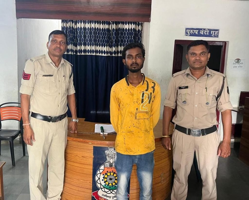 बंद दुकान व मकान में चोरी करने का आरोपी जेल दाखिल