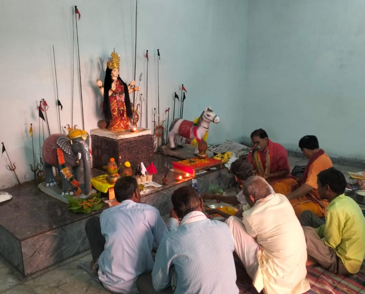 शीतला माता की हुई प्राण प्रतिष्ठा