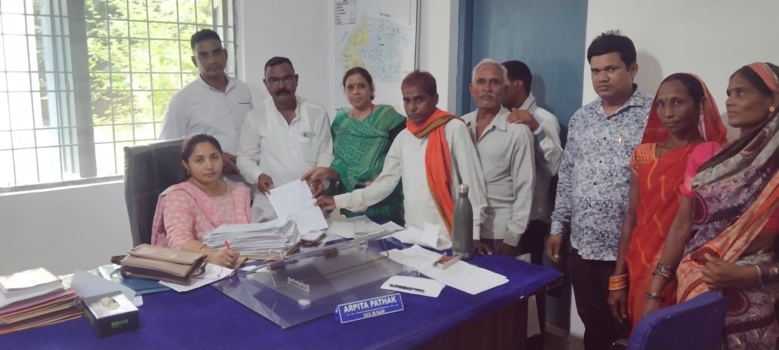 ग्राम पंचायत पेंड्रा में पेयजल समस्या, नव निर्मित पानी टंकी में लीकेज