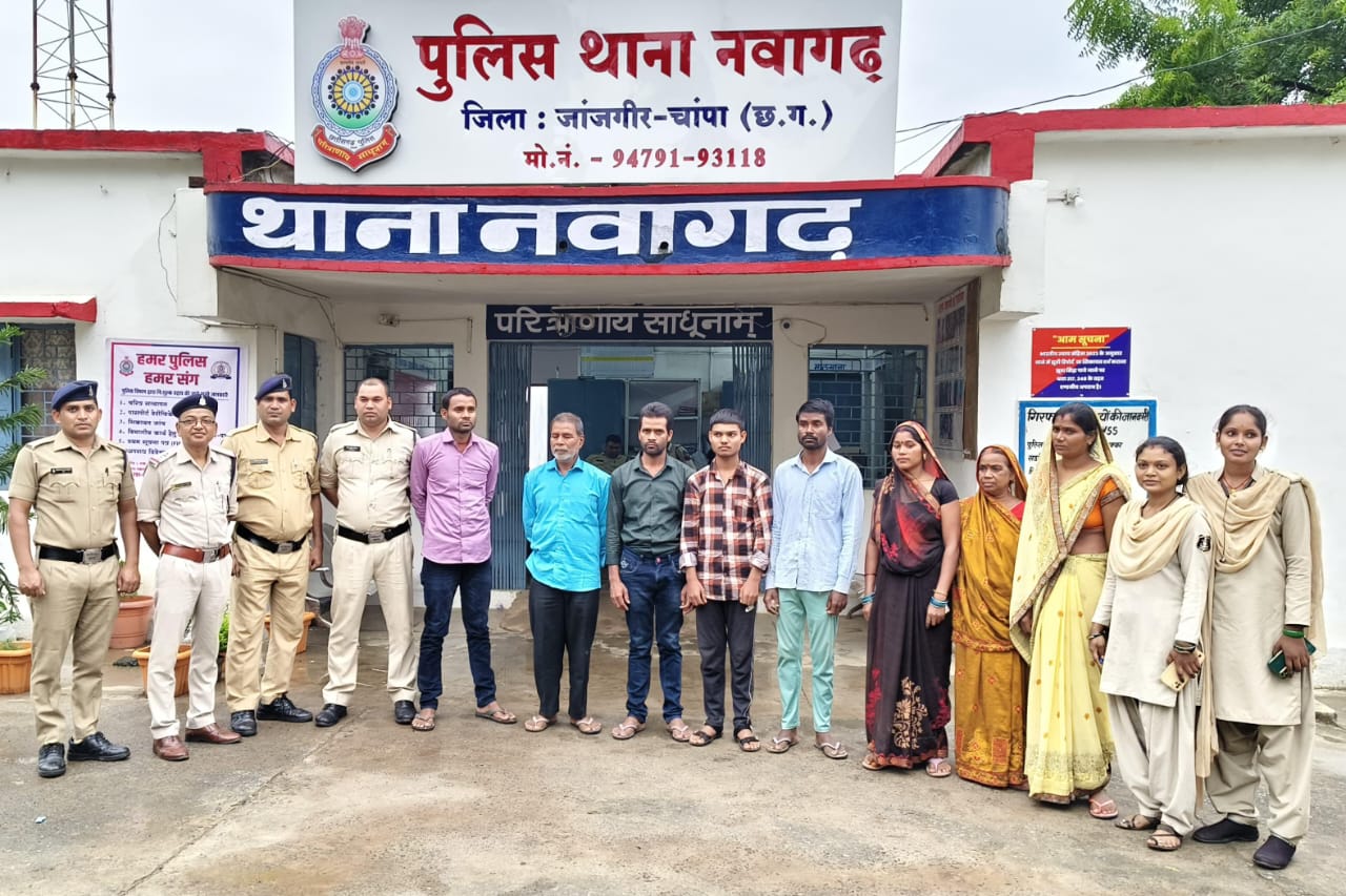 आत्महत्या के लिये दुष्प्रेरण करने वाले आठ आरोपी जेल दाखिल