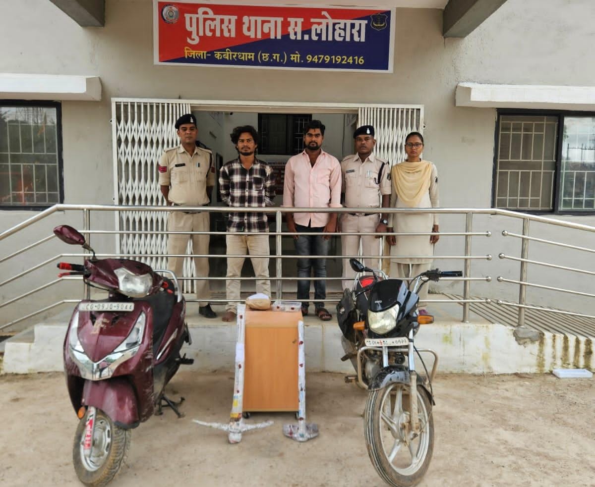 महिला की गला दबाकर हत्या करने के दो आरोपी जेल दाखिल