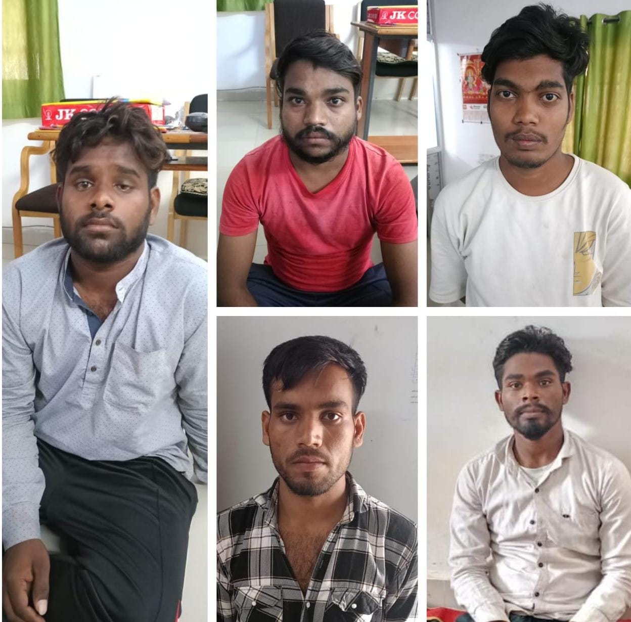 तोड़फोड़ एवं आगजनी की घटना में शामिल पांच आरोपी जेल दाखिल