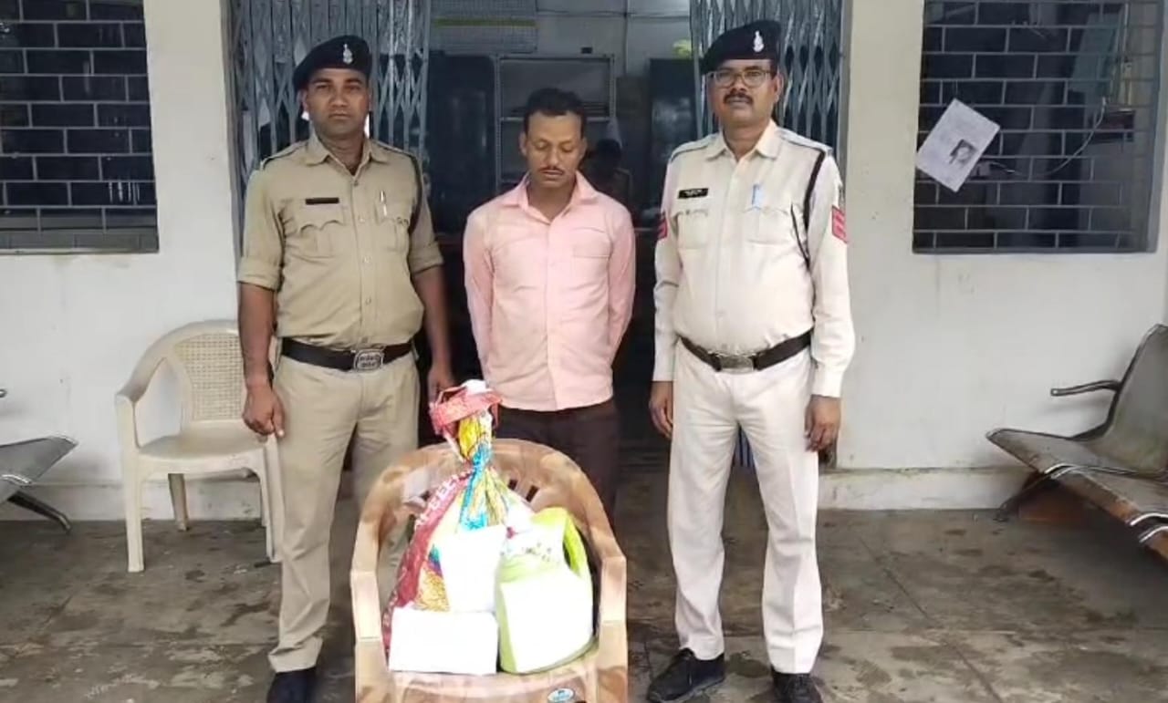 अवैध शराब बिक्री करने का आरोपी जेल दाखिल