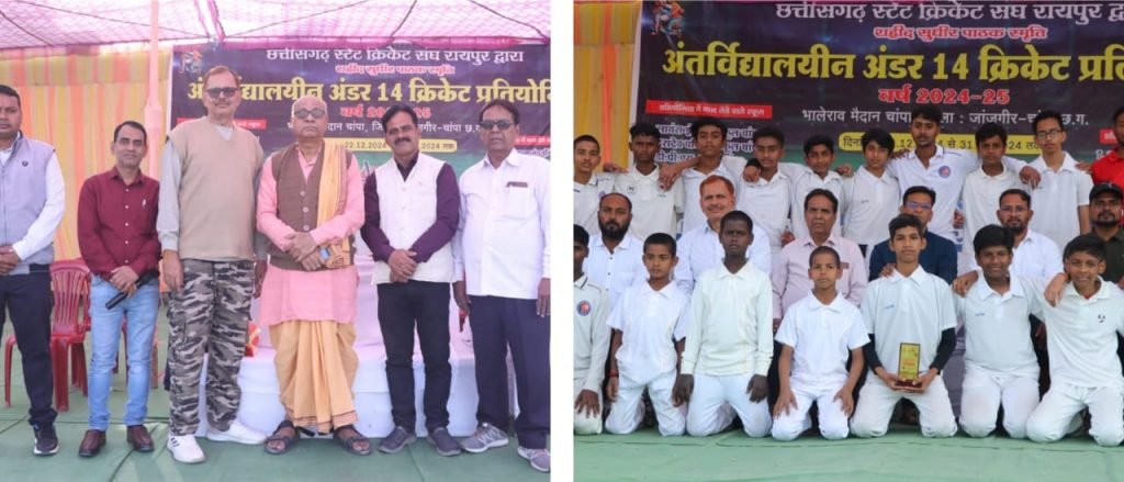 बरपाली तथा नवजागृति स्कूल के बीच हुआ क्रिकेट प्रतियोगिता