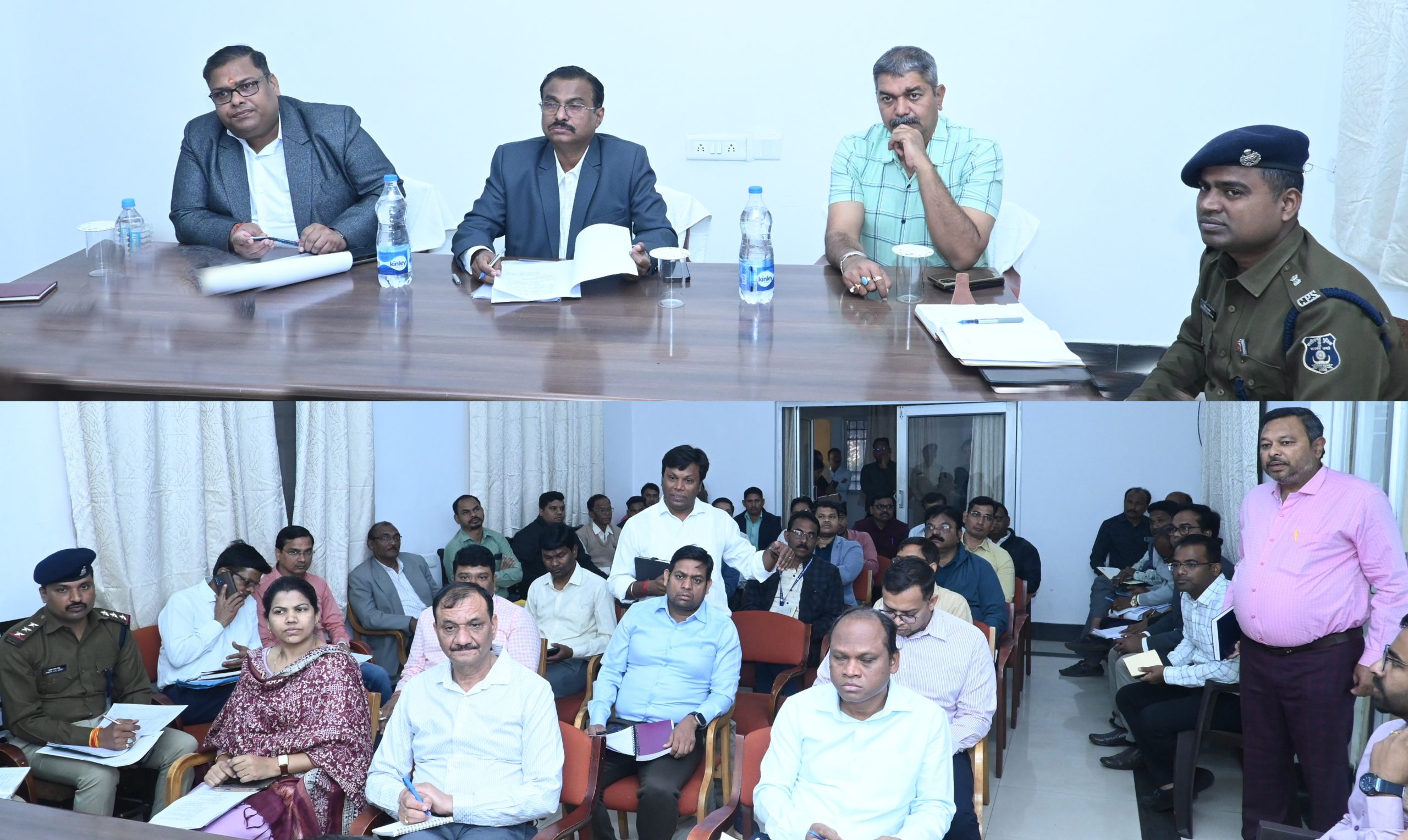 संभागायुक्त एवं कलेक्टर ने राजिम कुंभ कल्प आयोजन के संबंध में ली अधिकारियों की बैठक