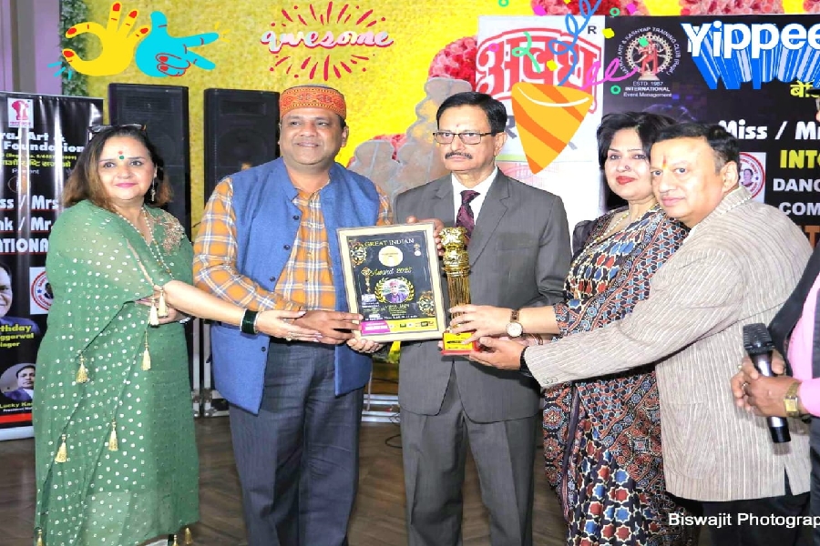 बागपत के विपुल जैन हुए द ग्रेट इंड़ियन अवार्ड 2025 से पुरस्कृत