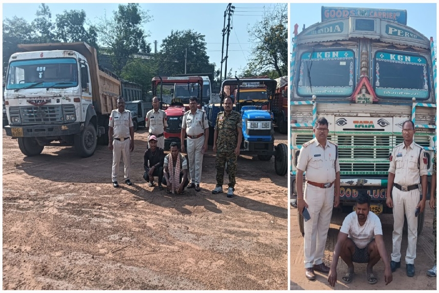 पूंजीपथरा पुलिस की दोहरी धांसू कार्रवाई : अवैध रेत और कबाड़ माफिया पर कसा शिकंजा, चार वाहन जब्त, आरोपी हवालात में…