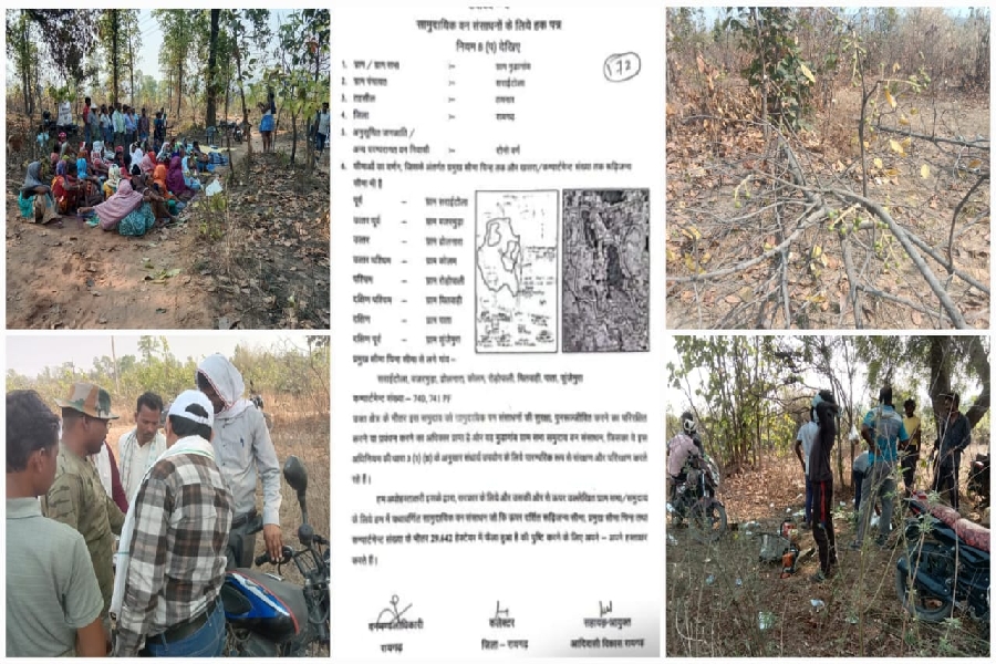 “रायगढ़ में जंगलों का कत्ल : पर्यावरण मंत्री के गृह जिले में ही आदिवासियों की आस्था, अधिकार और संविधान का सामूहिक बलात्कार!”…