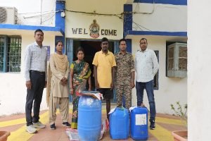 अवैध ताड़ी जब्ती