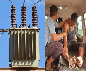 फिंगेश्वर में ट्रांसफार्मर पर काम करते वक्त ठेका श्रमिक करंट से झुलसा, हालत गंभीर