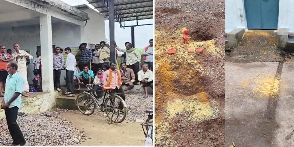 डर और तनाव से घिरे ग्रामीण: रहस्यमय तरीके से घरों के बाहर रखे गए नींबू-चावल और कठपुतली, पुलिस से लगाई गुहार