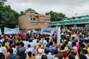 गरियाबंद कलेक्टरेट मार्च