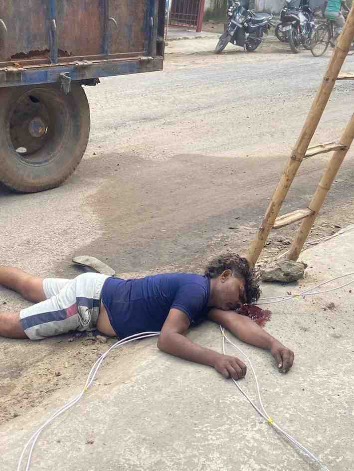 कोरबा के गेवरा बस्ती में लाइन ठीक करते समय ठेका कर्मी की दर्दनाक मौत
