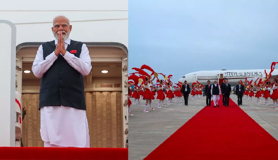 पीएम मोदी पहुंचे तियानजिन, चीनी कलाकारों ने भव्य प्रस्तुति से किया अभिनंदन