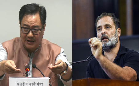 रिजिजू का विपक्ष पर तंज, कहा- चर्चा से बच रहा है विपक्ष, कर रहा सिर्फ पॉलिटिकल ड्रामा