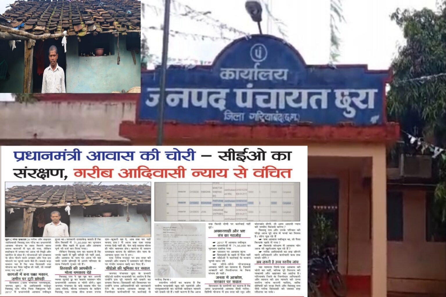 पीएम आवास चोरी