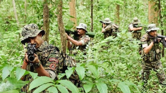 Naxalite encounter : महाराष्ट्र-छत्तीसगढ़ सीमा पर मुठभेड़, सुरक्षाबलों ने एक नक्सली ढेर किया