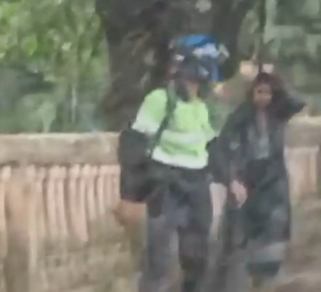 सड़क पर पत्नी की सरेआम पिटाई, वीडियो वायरल