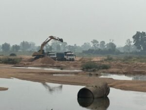 बिरोड़ा रेत खदान अवैध उत्खनन