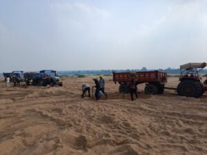 अवैध रेत खनन