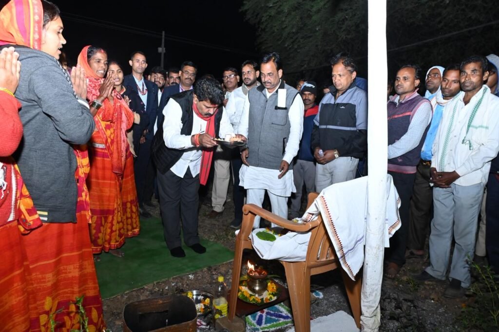 उपमुख्यमंत्री विजय शर्मा ने 1.98 करोड़ रूपए के विकास कार्यों का किया भूमिपूजन….
