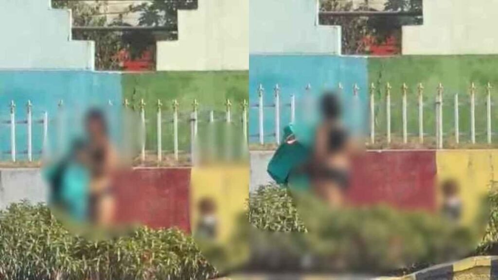 High-Voltage Drama : बीच सड़क पर महिला के कपड़े उतारने की कोशिश, राहगीर हुए हैरान High-Voltage Drama