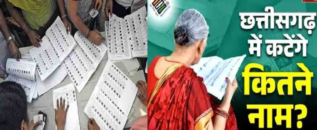 SIR Report : मतदाता सूची पर बड़ा अपडेट, रायपुर में सामने आए 5 लाख संदिग्ध नाम SIR Report