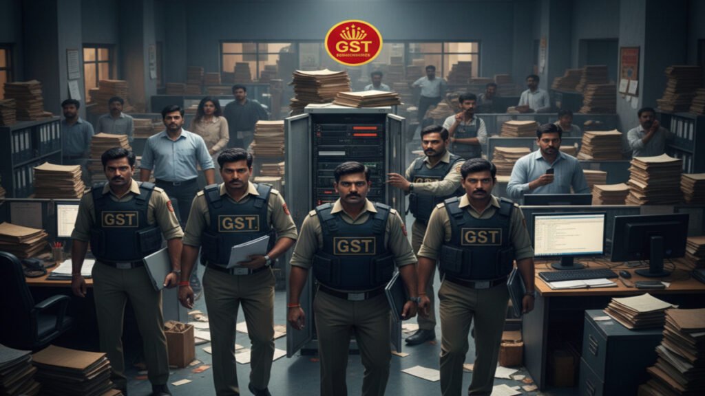 GST विभाग की दबिश से हरिओम इंगोट्स कंपनी में हड़कंप