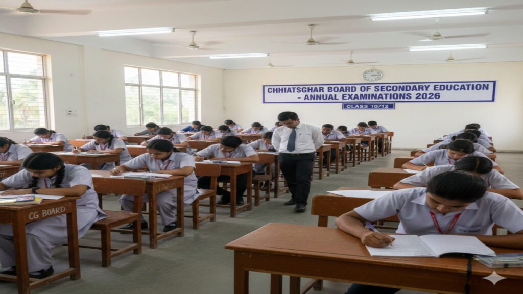 CG Board Exam 2026 : बोर्ड परीक्षा 2026 को लेकर सरकार सख्त, शिक्षकों के आंदोलन पर भी प्रतिबंध