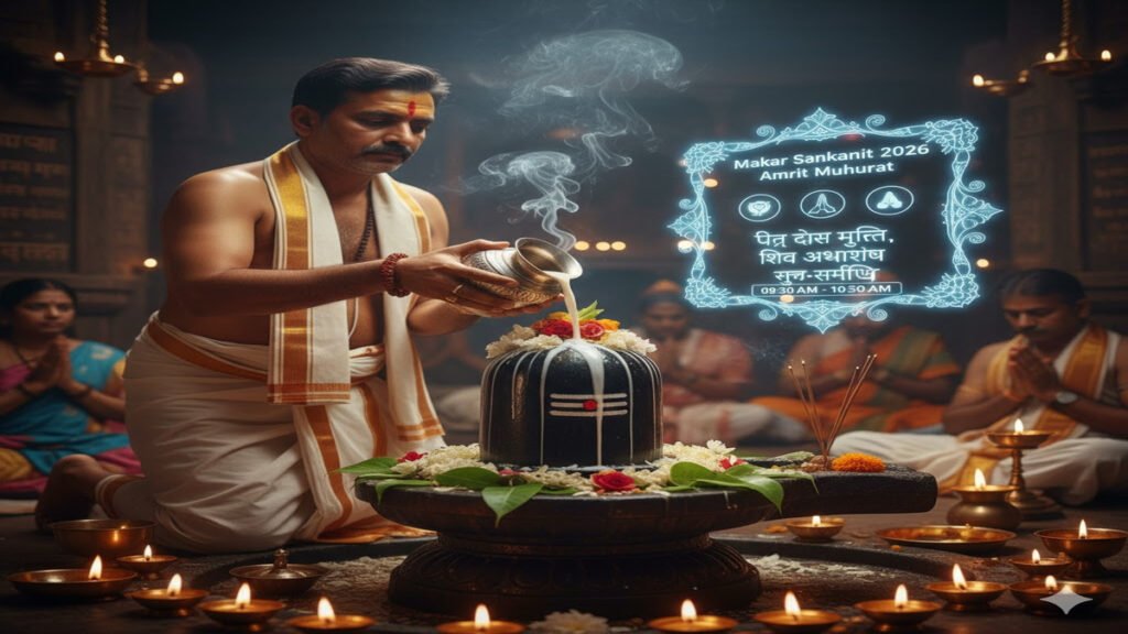 Makar Sankranti 2026 : अमृत काल में शिवलिंग पर जल चढ़ाने से मिलेगा पितृ दोष से छुटकारा