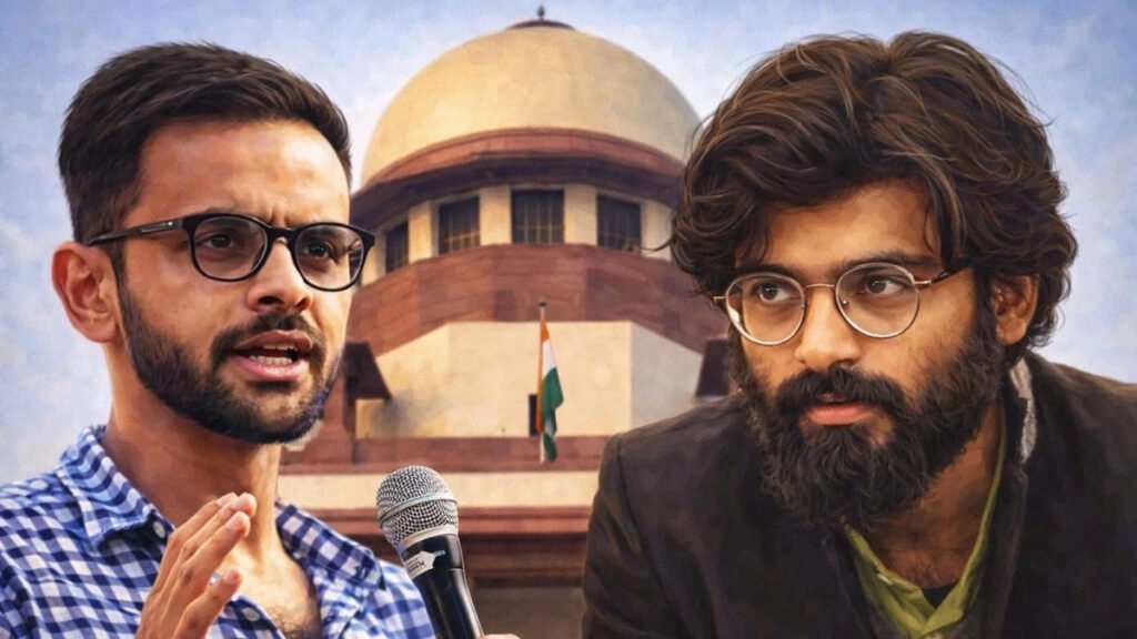 दिल्ली हिंसा केस में सुप्रीम कोर्ट का बड़ा फैसला: 5 आरोपियों को जमानत, उमर खालिद–शरजील इमाम की अर्जी खारिज